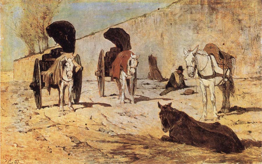 Giovanni Fattori Roman Carts